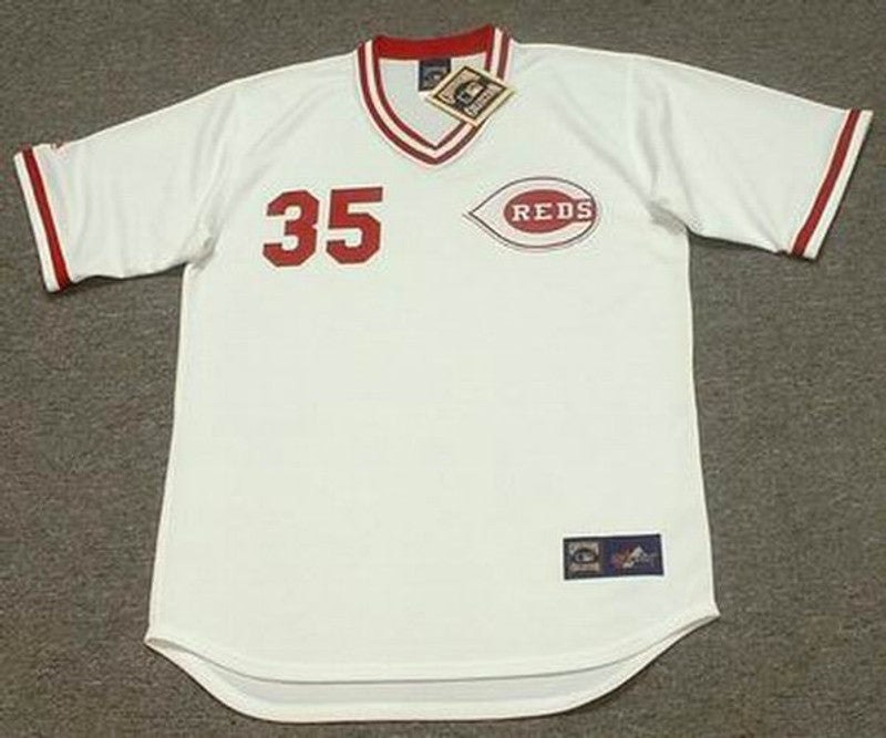 Cincinnati Reds Don Gullett Cooperstown MLB jersey front view