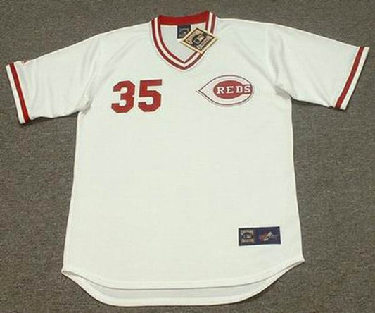 Cincinnati Reds Don Gullett Cooperstown MLB jersey front view