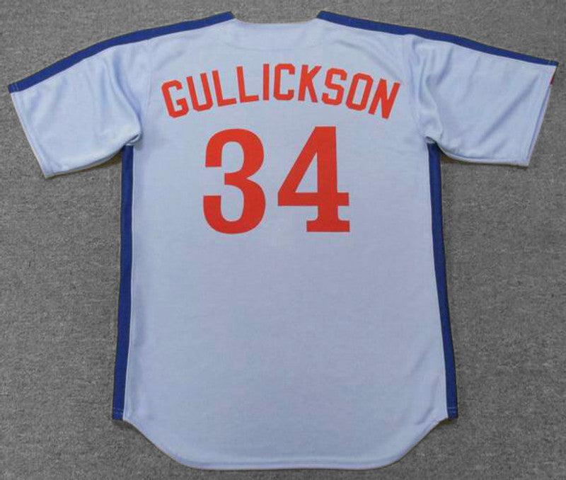 Montreal Expos Bill Gullickson MLB jersey front view