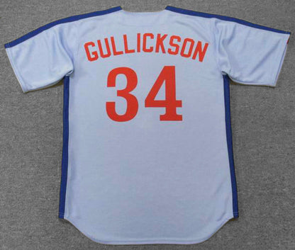 Montreal Expos Bill Gullickson MLB jersey front view
