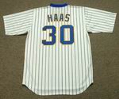 Milwaukee Brewers Moose Haas Cooperstown MLB jersey front view