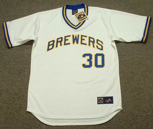 MH MB Milwaukee 1977 Cooperstown Throwback Home Stitched Jersey, Vintage Baseball Jersey, Retro Sewn Jersey