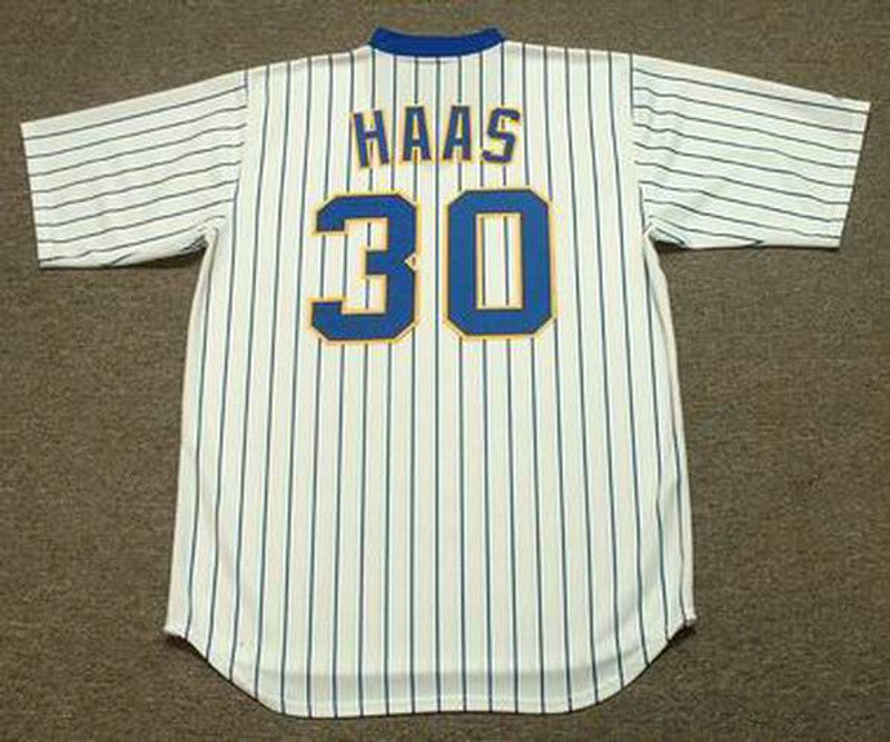Milwaukee Brewers Moose Haas Cooperstown MLB jersey front view
