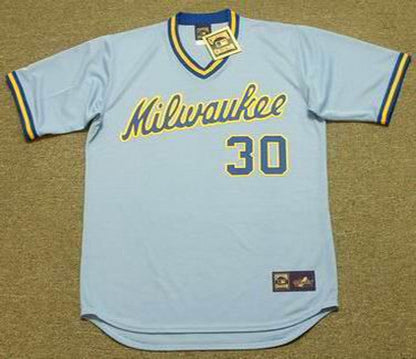 Milwaukee Brewers Moose Haas Cooperstown MLB jersey front view