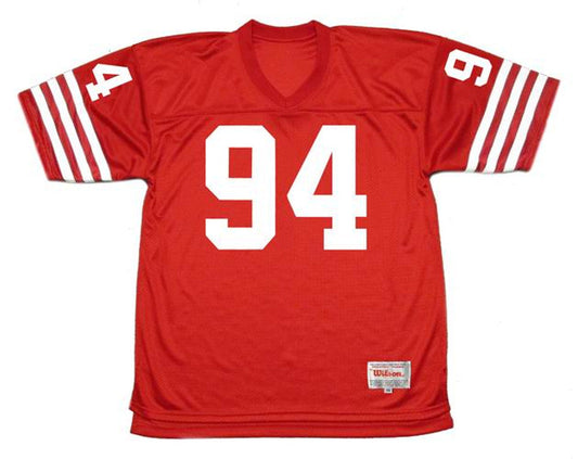 San Francisco 49ers Charles Haley NFL jersey front view