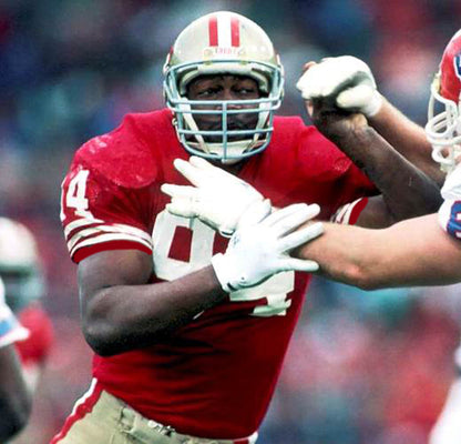 San Francisco 49ers Charles Haley NFL jersey front view