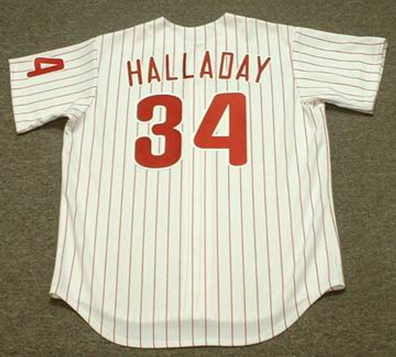 Philadelphia Phillies Roy Halladay MLB jersey front view