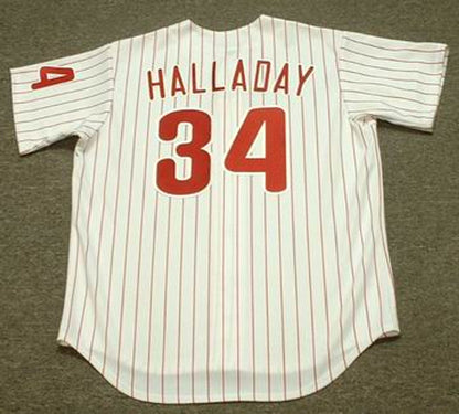 Philadelphia Phillies Roy Halladay MLB jersey front view