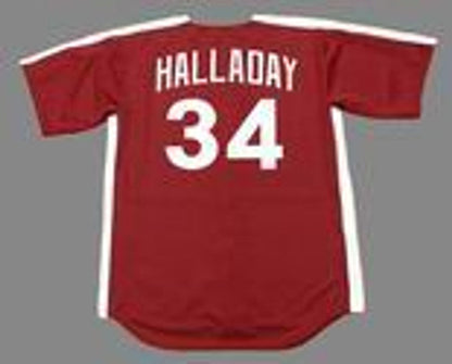 Philadelphia Phillies Roy Halladay MLB jersey front view