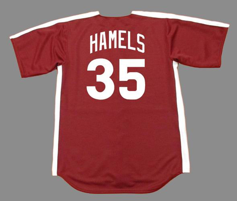 Philadelphia Phillies Cole Hamels Cooperstown MLB jersey front view