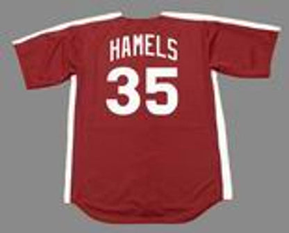Philadelphia Phillies Cole Hamels Cooperstown MLB jersey front view