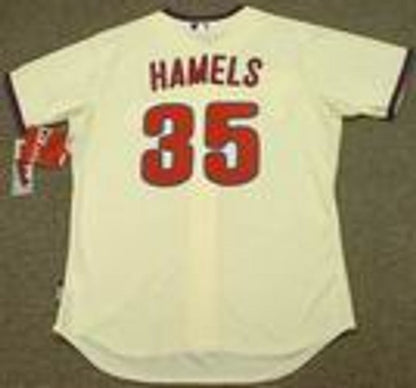 Philadelphia Phillies Cole Hamels Cool Base MLB jersey front view