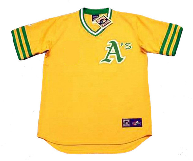 Oakland Athletics Mc Hammer 1970s Cooperstown MLB jersey front view