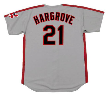 Cleveland Indians Mike Hargrove MLB jersey front view