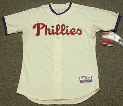 Philadelphia Phillies Rhys Hoskins Cool Base MLB jersey front view