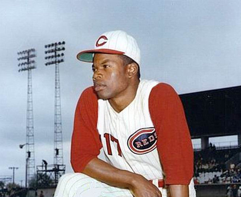Cincinnati Reds Tommy Harper 1960s MLB jersey front view