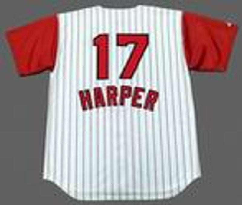 Cincinnati Reds Tommy Harper 1960s MLB jersey front view
