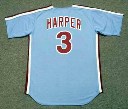 Philadelphia Phillies Bryce Harper 1980s MLB jersey front view