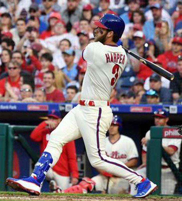 Philadelphia Phillies Bryce Harper 1980s MLB jersey front view