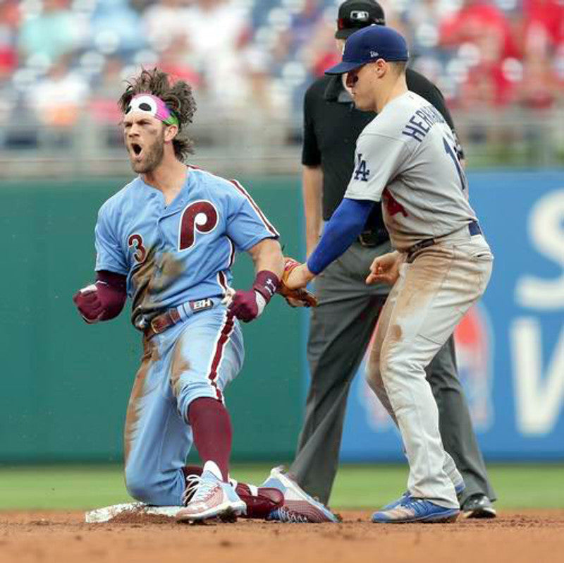 Philadelphia Phillies Bryce Harper 1980s MLB jersey front view