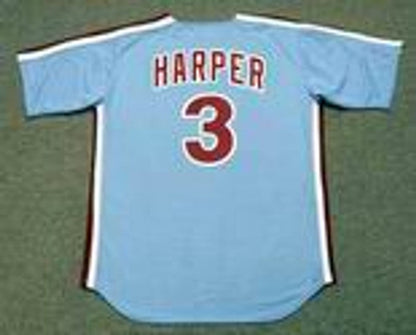 Philadelphia Phillies Bryce Harper 1980s MLB jersey front view