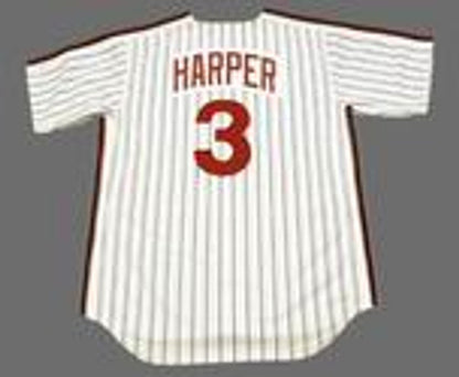 Philadelphia Phillies Bryce Harper 1980s MLB jersey front view