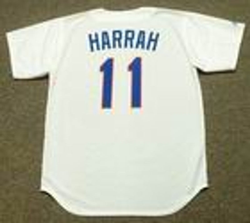 Texas Rangers Toby Harrah Cooperstown MLB jersey front view