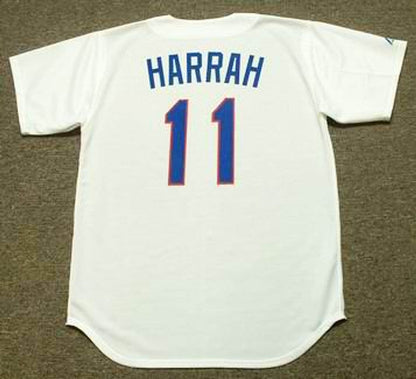Texas Rangers Toby Harrah Cooperstown MLB jersey front view