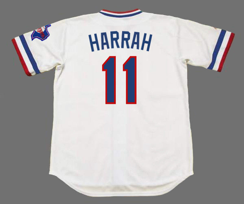 Texas Rangers Toby Harrah MLB jersey front view