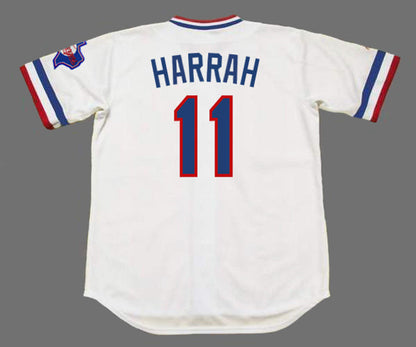 Texas Rangers Toby Harrah MLB jersey front view