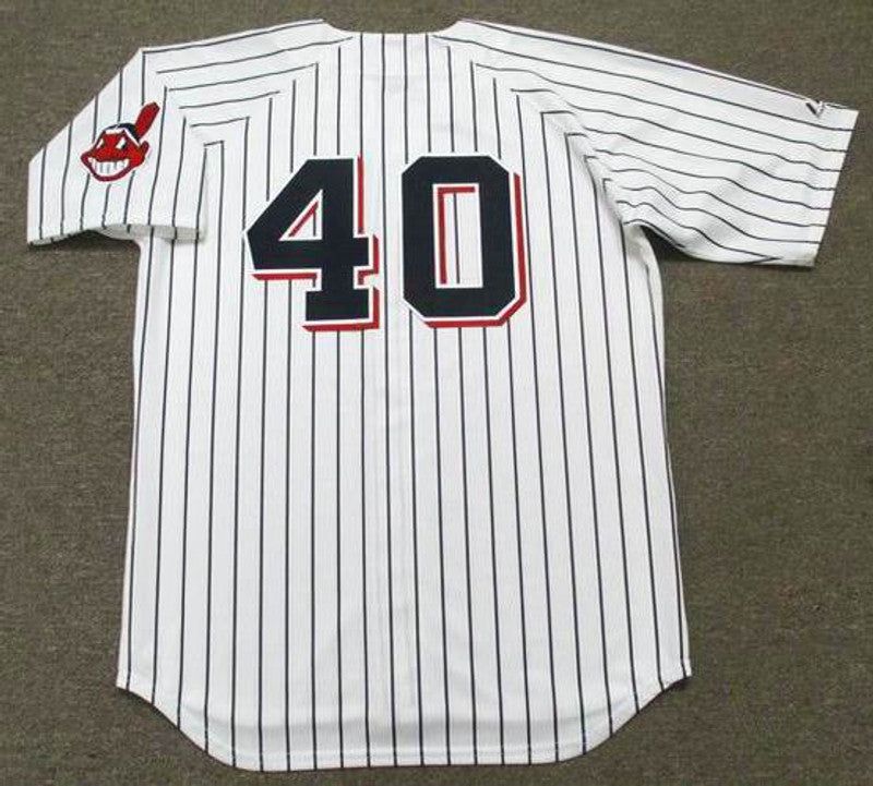 Cleveland Indians Ken Harrelson Cooperstown MLB jersey front view