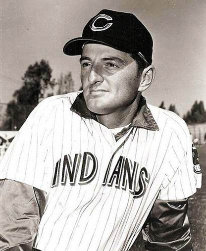 Cleveland Indians Ken Harrelson Cooperstown MLB jersey front view