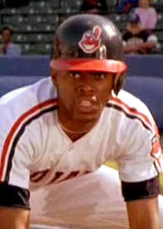 Cleveland Indians Willie Mays Hayes 1980s MLB jersey front view
