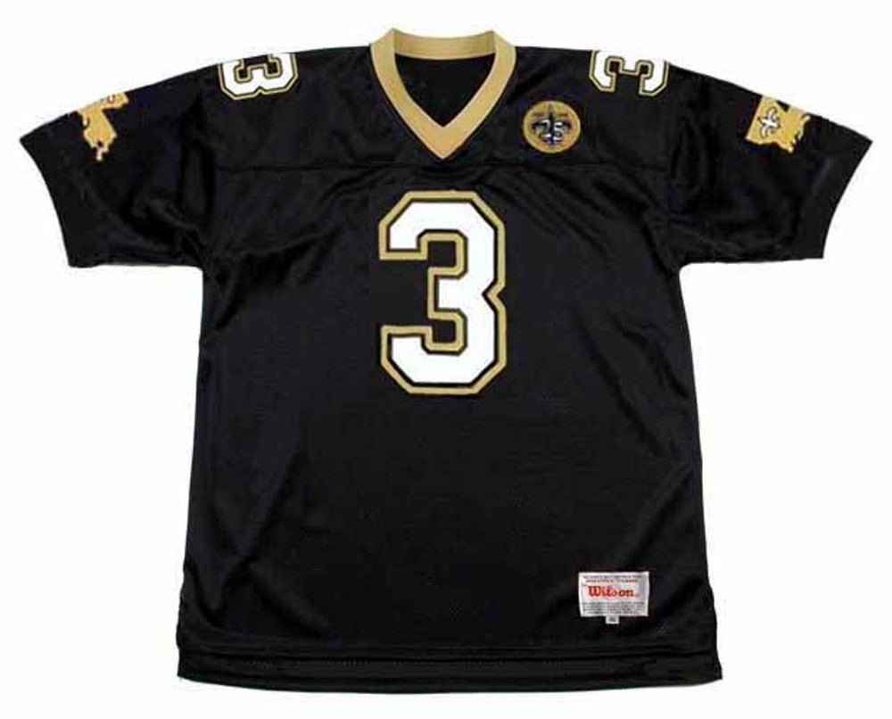New Orleans Saints Bobby Hebert NFL jersey front view