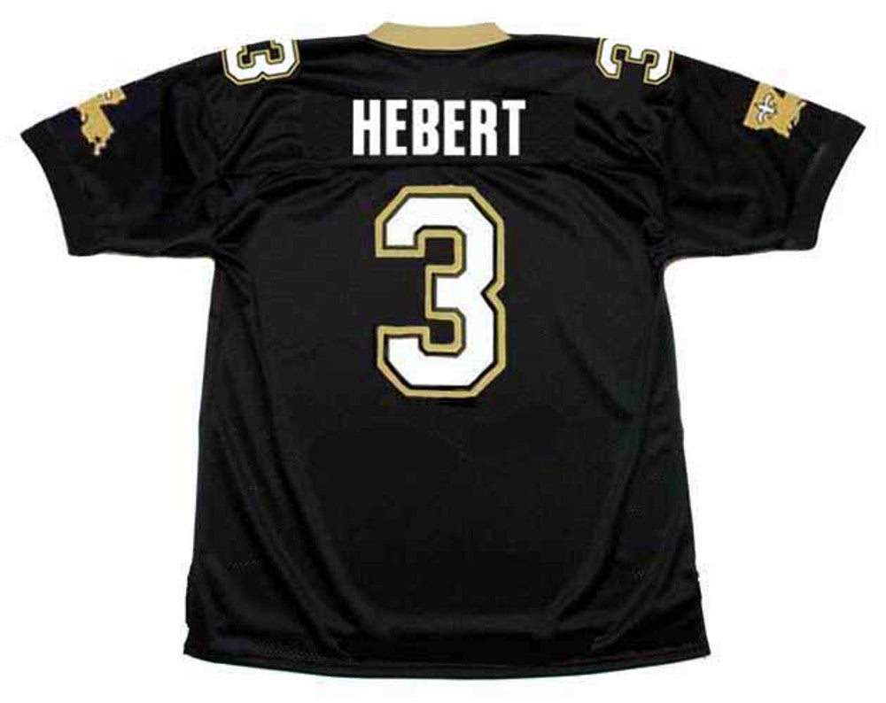 New Orleans Saints Bobby Hebert NFL jersey front view