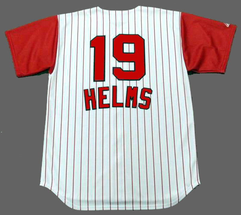 Cincinnati Reds Tommy Helms 1960s MLB jersey front view