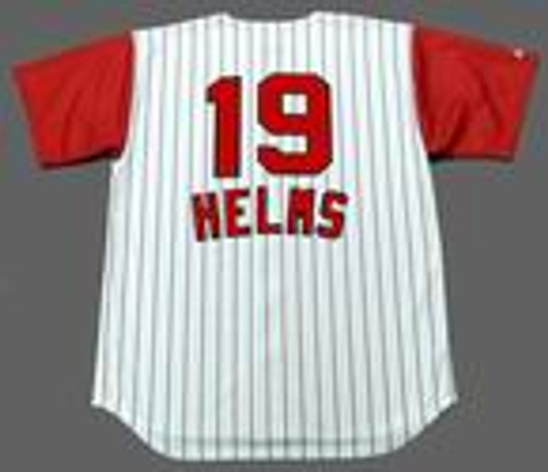 Cincinnati Reds Tommy Helms 1960s MLB jersey front view