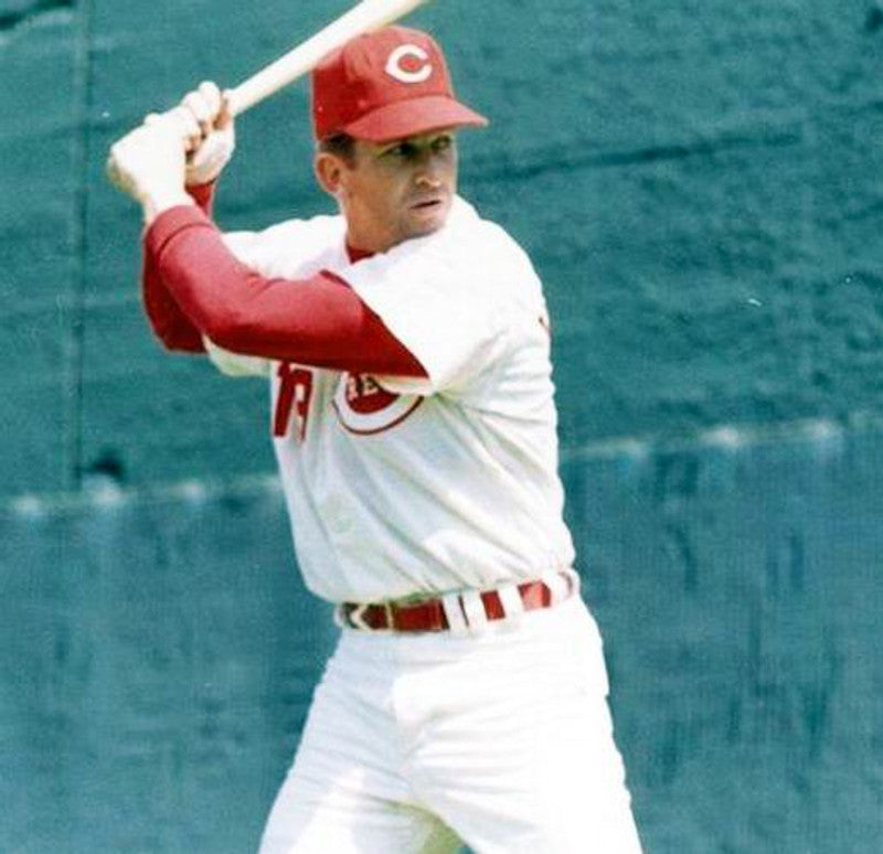 Cincinnati Reds Tommy Helms Cooperstown MLB jersey front view