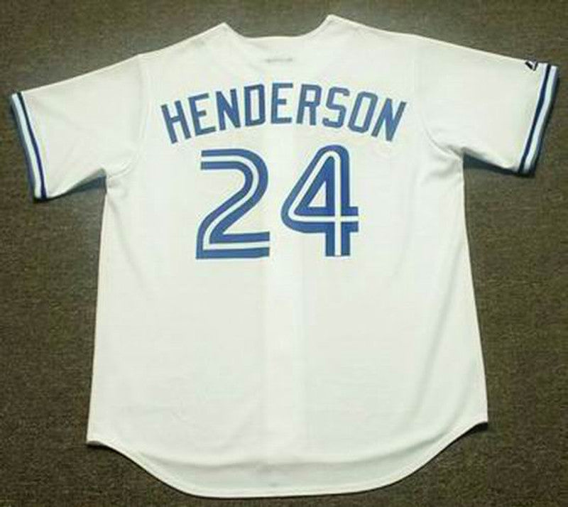 Toronto Blue Jays Rickey Henderson MLB jersey front view