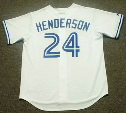 Toronto Blue Jays Rickey Henderson MLB jersey front view