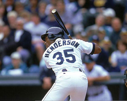 Seattle Mariners Rickey Henderson MLB jersey front view