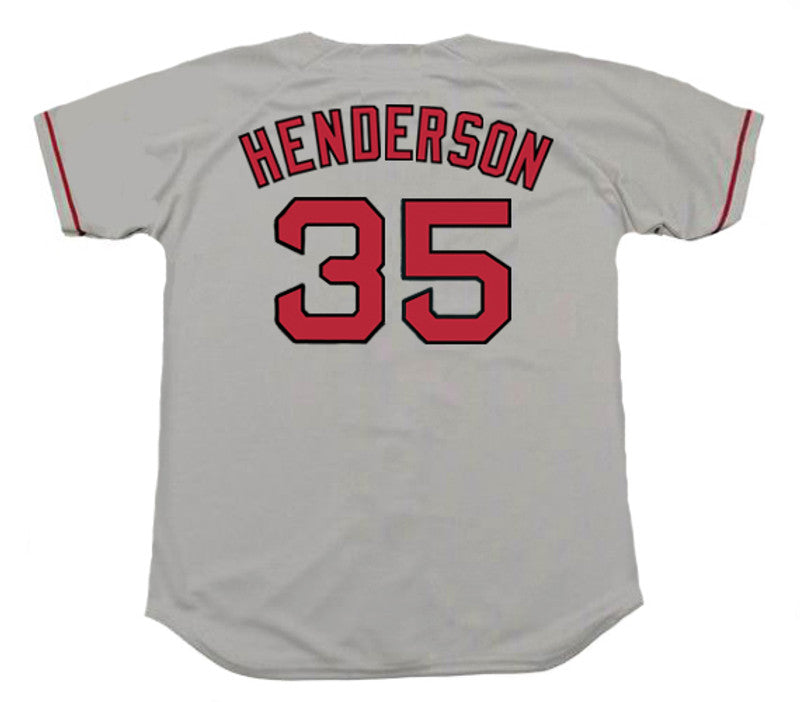 Boston Red Sox Rickey Henderson MLB jersey front view