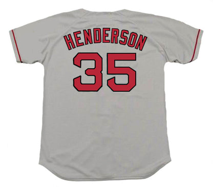 Boston Red Sox Rickey Henderson MLB jersey front view