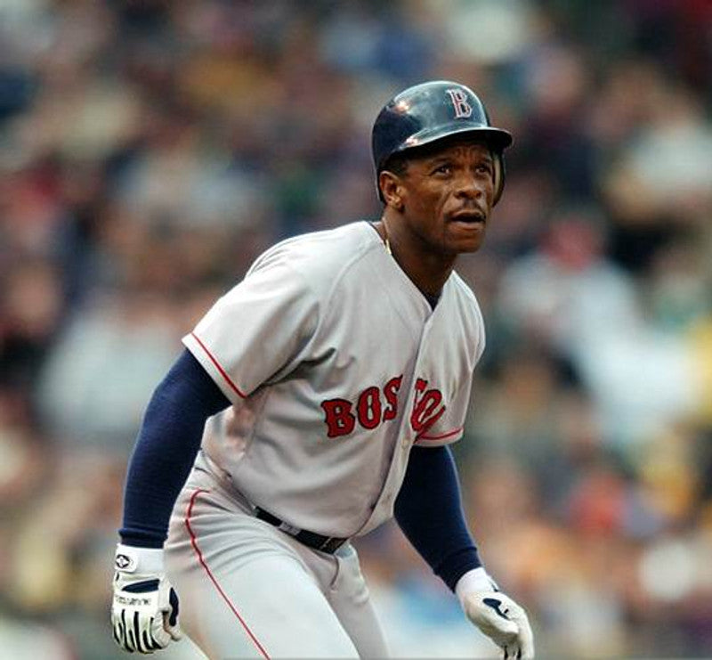 Boston Red Sox Rickey Henderson MLB jersey front view