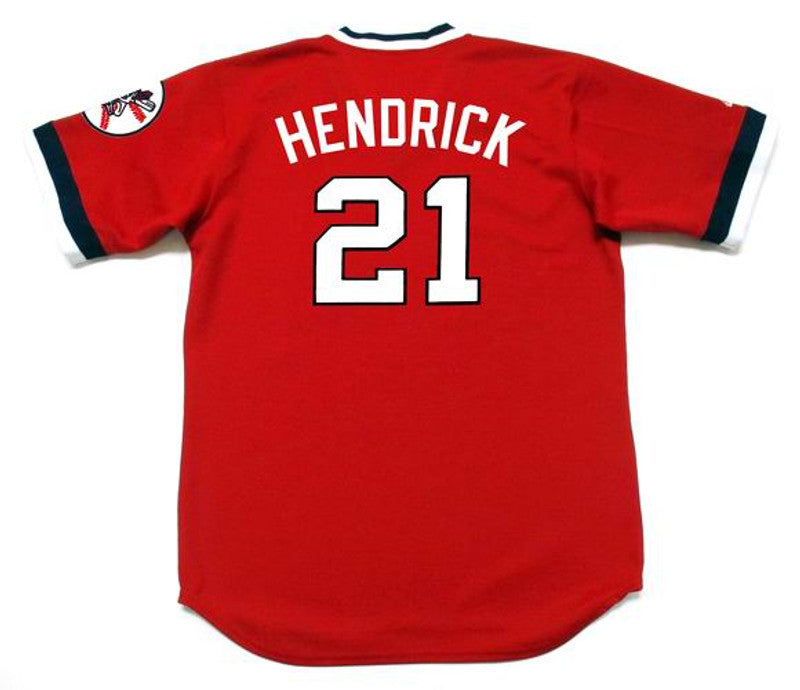 Cleveland Indians George Hendrick Cooperstown MLB jersey front view