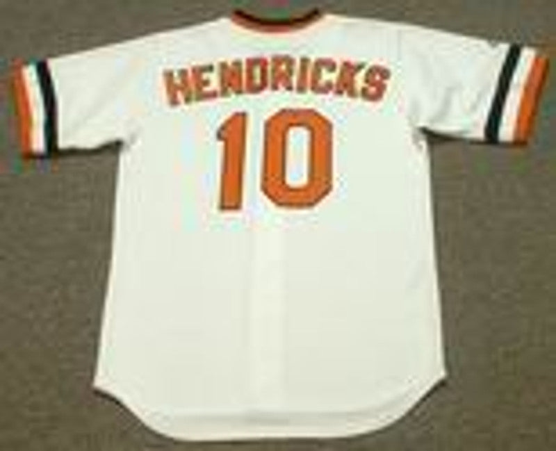 Baltimore Orioles Elrod Hendricks Cooperstown MLB jersey front view