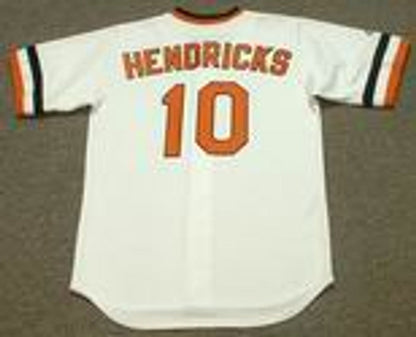 Baltimore Orioles Elrod Hendricks Cooperstown MLB jersey front view