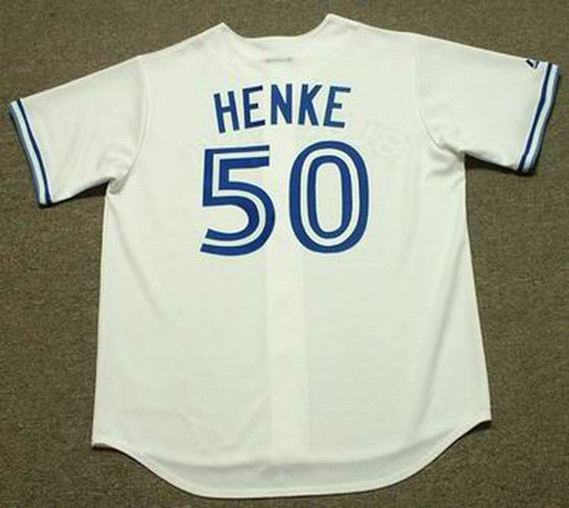 Toronto Blue Jays Tom Henke Cooperstown MLB jersey front view