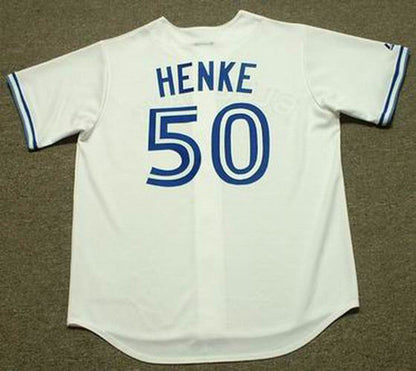 Toronto Blue Jays Tom Henke Cooperstown MLB jersey front view