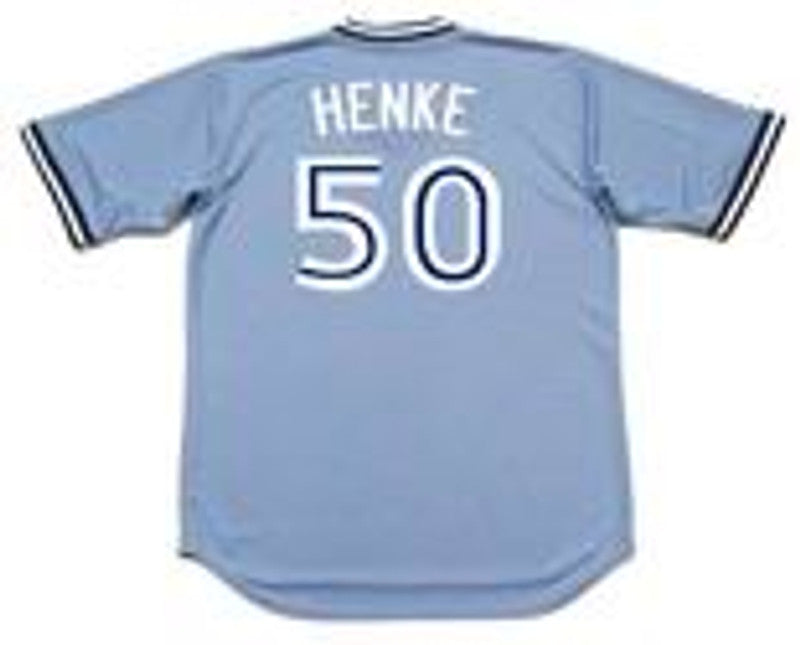Toronto Blue Jays Tom Henke Cooperstown MLB jersey front view